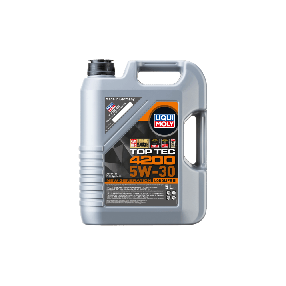 Variklio alyva LIQUI MOLY TOP TEC 4200 5W30 5L