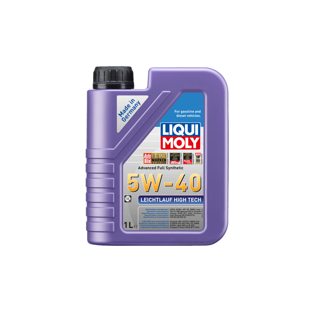 Variklio alyva LIQUI MOLY LEICHTLAUF HIGH TECH 5W40 1L