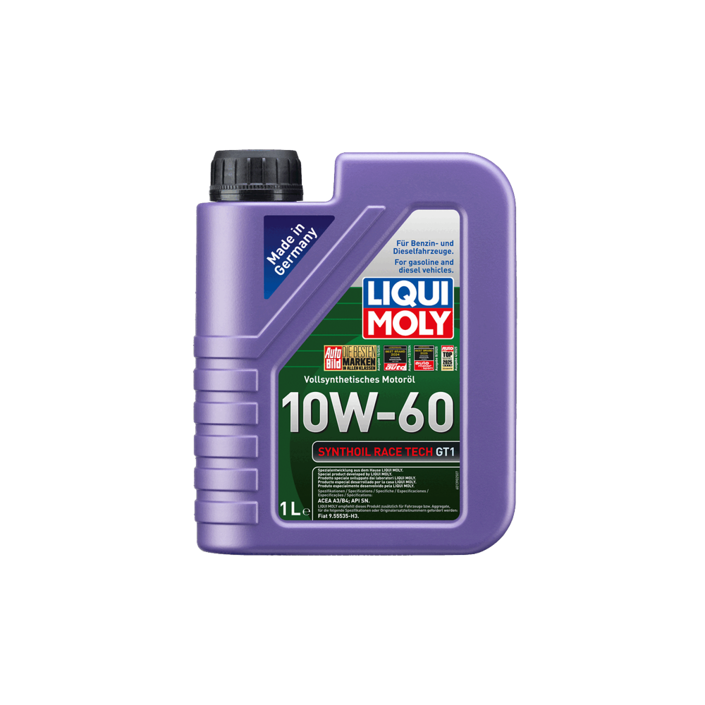 Variklio alyva LIQUI MOLY SYNTHOIL RACE TECH GT1 10W60 1L