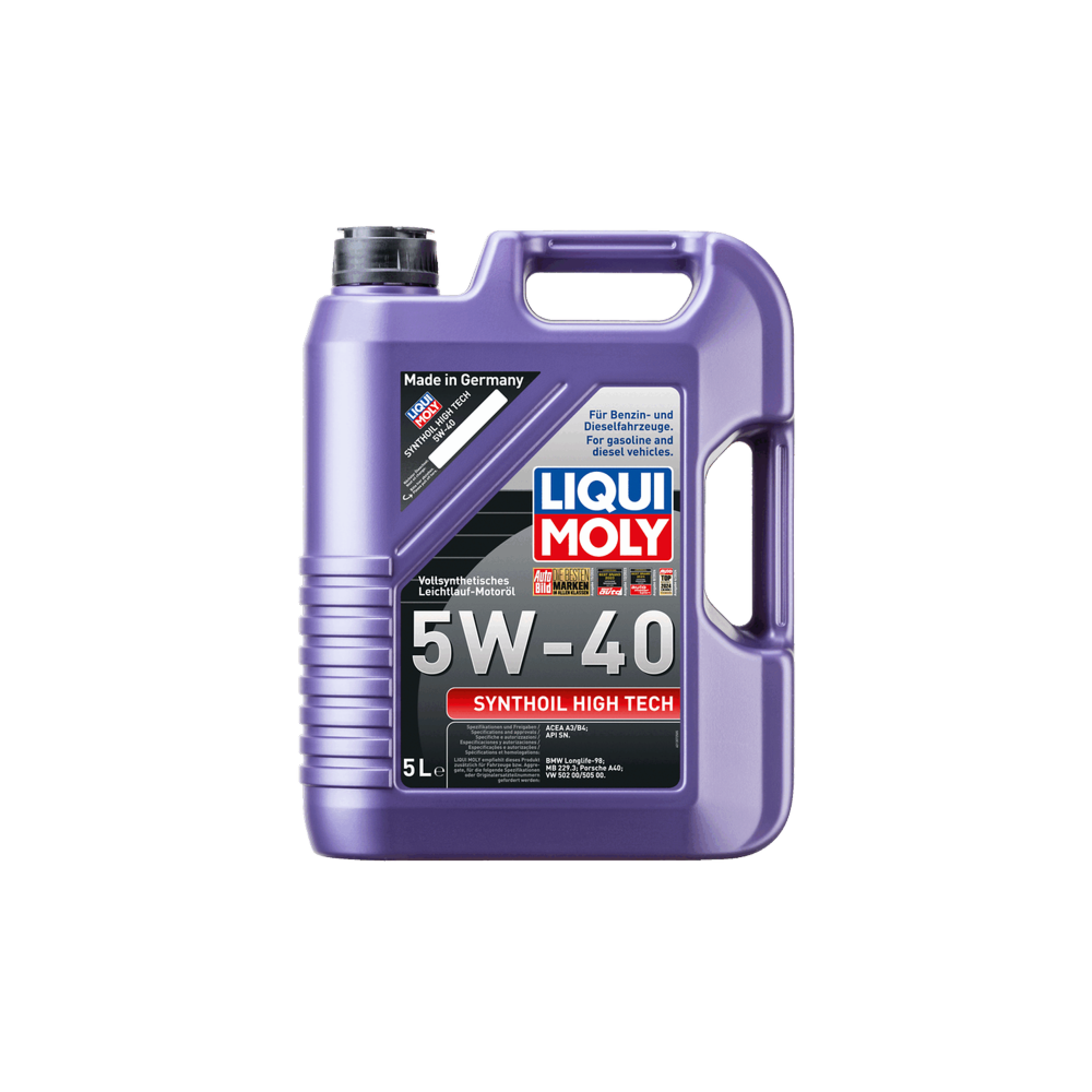 Variklio alyva LIQUI MOLY SYNTHOIL HIGH TECH 5W40 5L