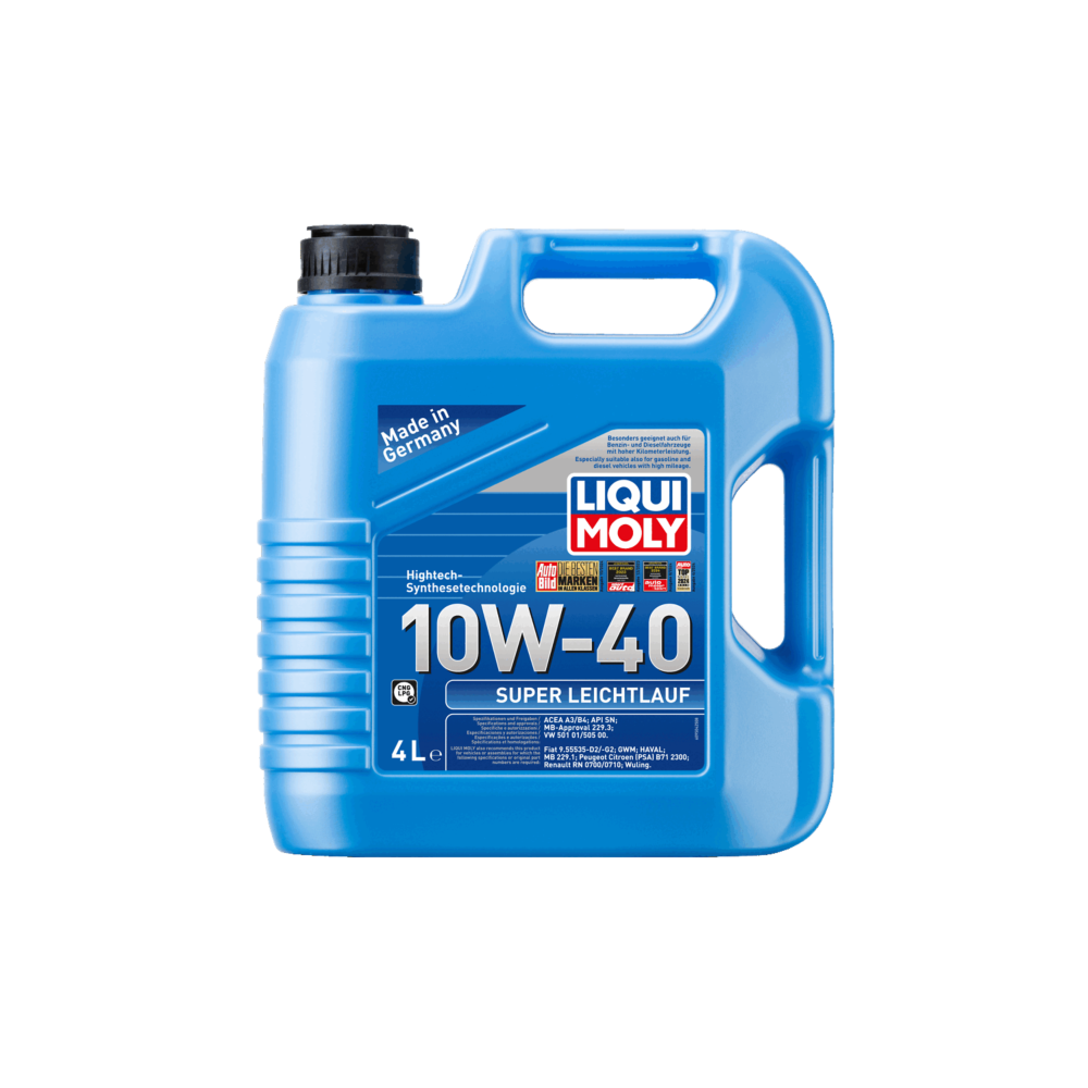 Variklio alyva LIQUI MOLY SUPER LEICHTLAUF 10W40 4L