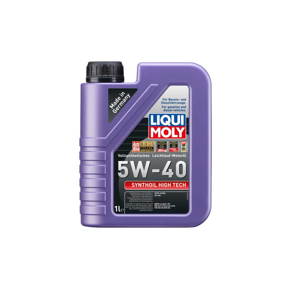 Variklio alyva LIQUI MOLY SYNTHOIL HIGH TECH 5W40 1L