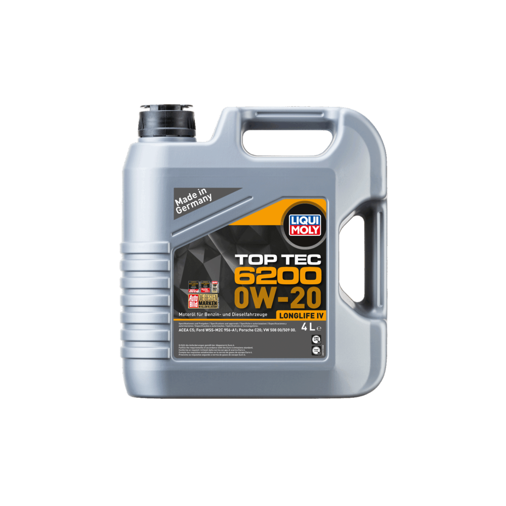 Variklio alyva LIQUI MOLY TOP TEC 6200 0W20 4L