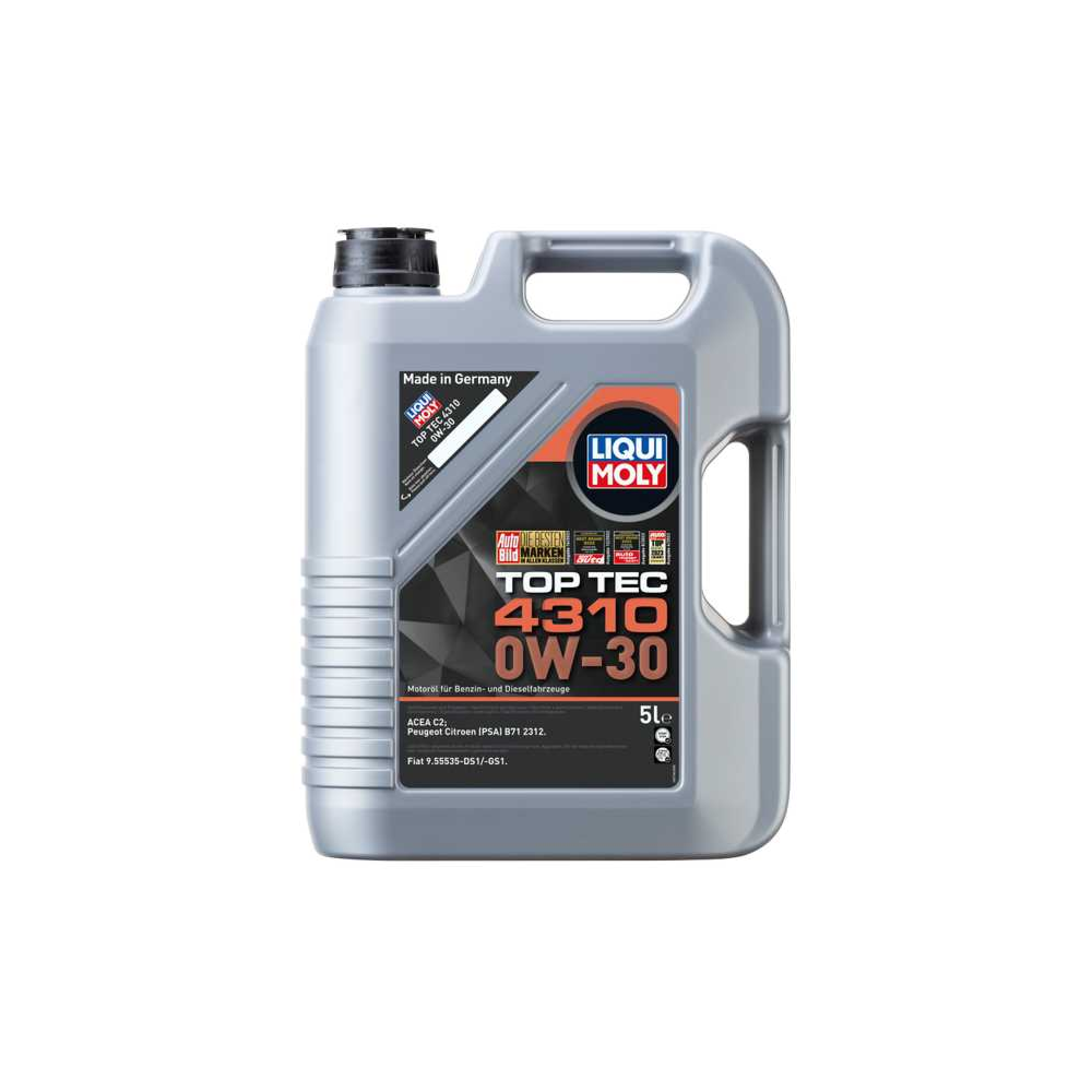 Variklio alyva LIQUI MOLY TOP TEC 4310 0W30 5L