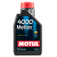 Variklio alyva MOTUL 4000 MOTION 15W40 1L