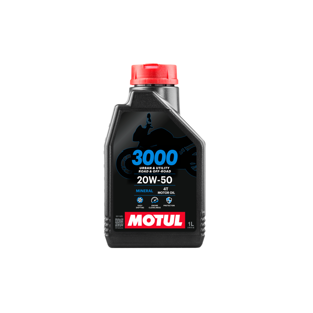 Variklio alyva MOTUL 3000 4T 20W50 1L