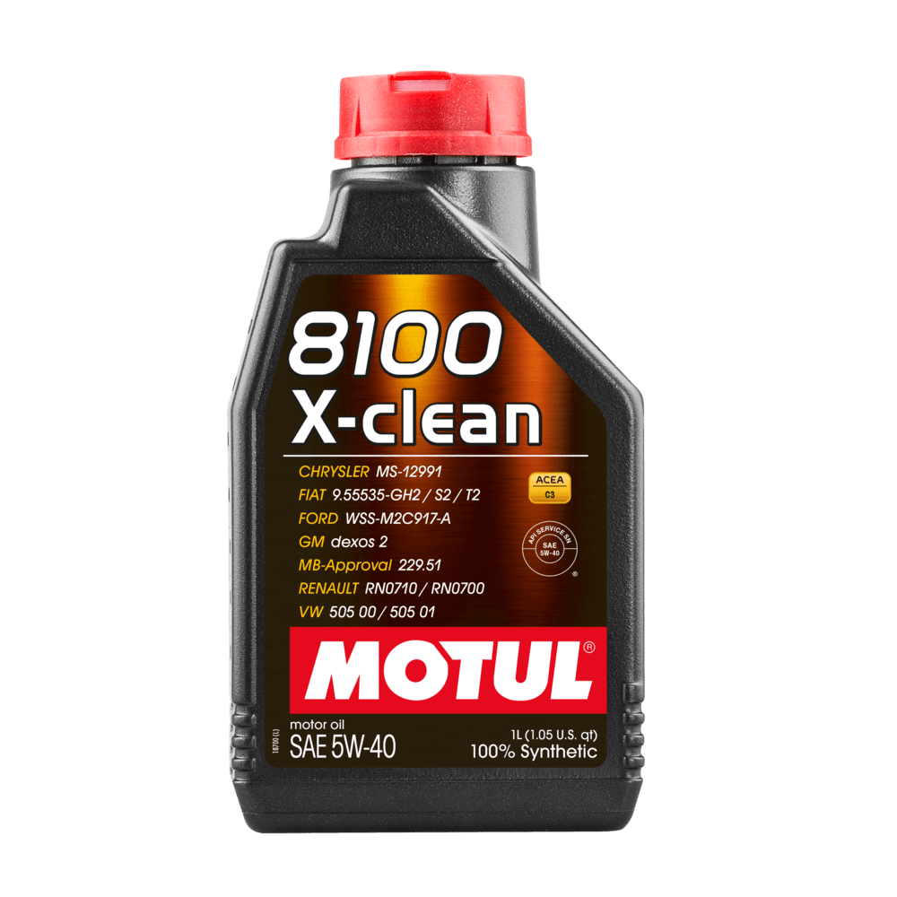 Variklio alyva MOTUL 8100 X-CLEAN 5W40 1L