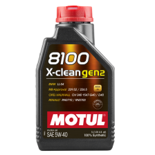 Variklio alyva MOTUL 8100 X-CLEAN GEN2 5W40 1L