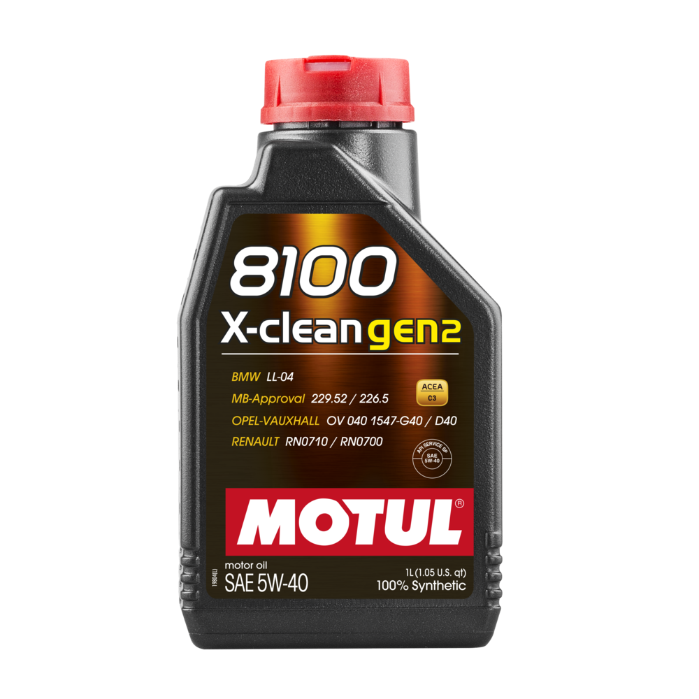 Variklio alyva MOTUL 8100 X-CLEAN GEN2 5W40 1L