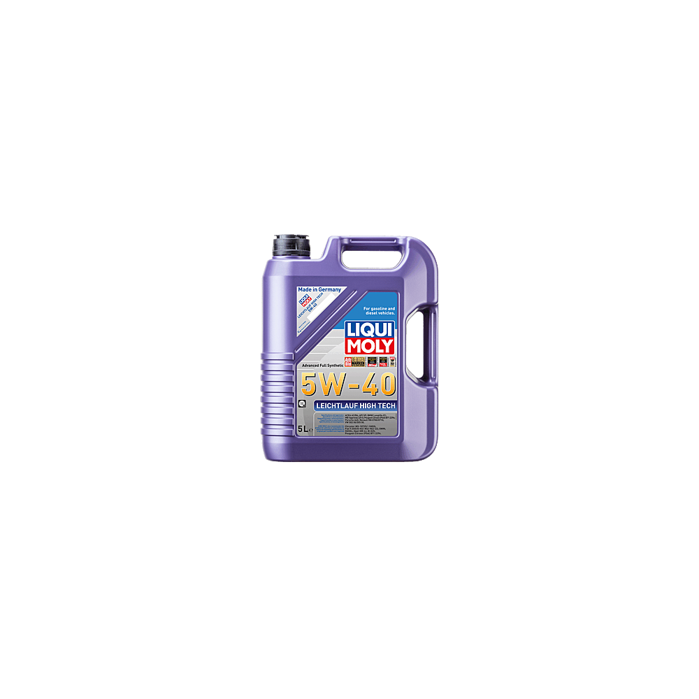 Variklio alyva LIQUI MOLY LEICHTLAUF HIGH TECH 5W40 5L - 3
