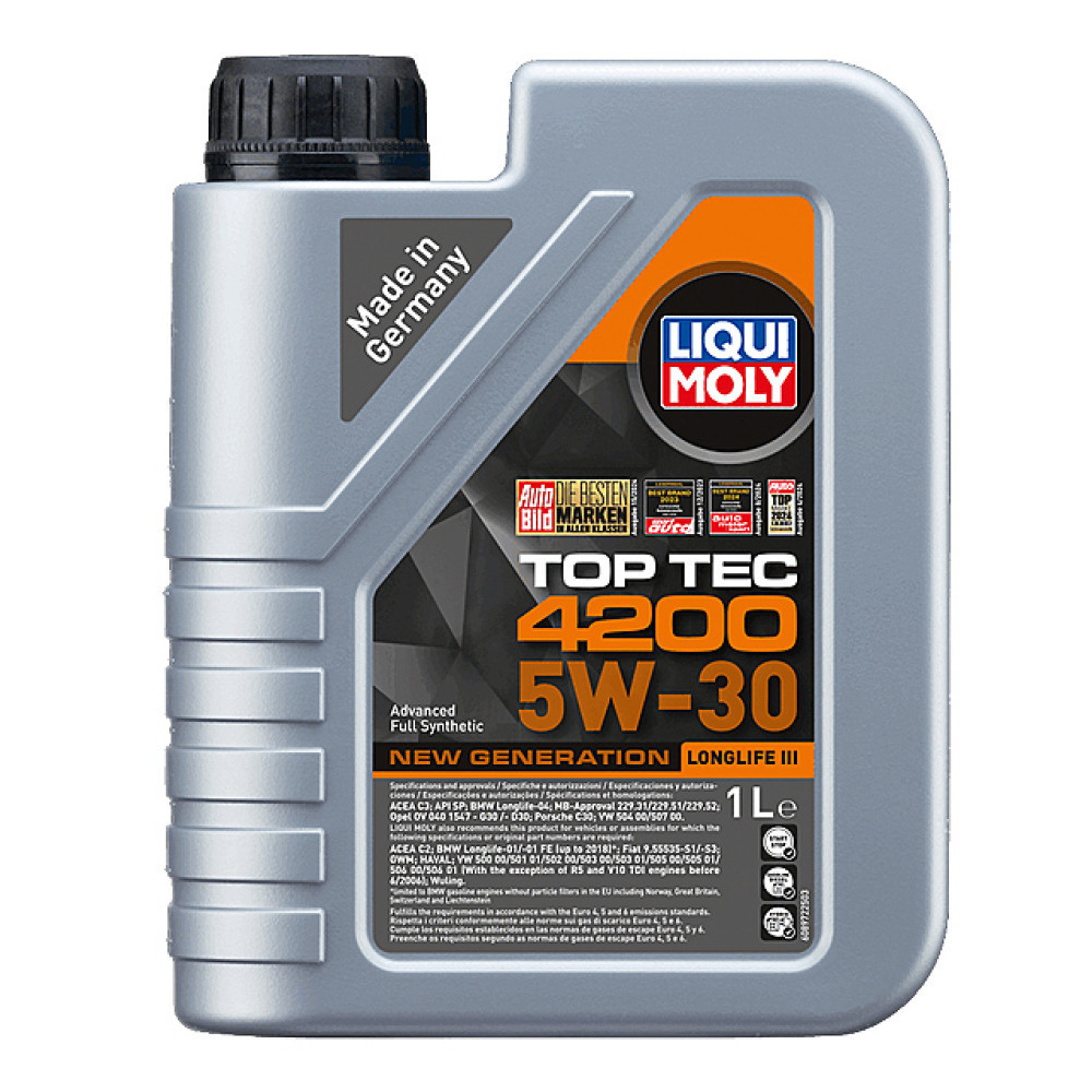Variklio alyva LIQUI MOLY TOP TEC 4200 5W30 1L