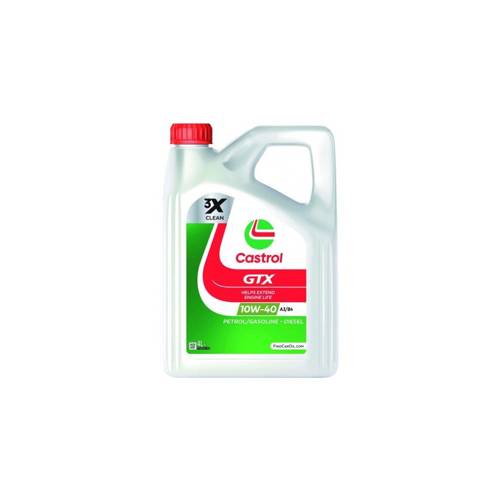 Variklio alyva CASTROL 10W40 GTX ULTRACLEAN A3/B4 4L