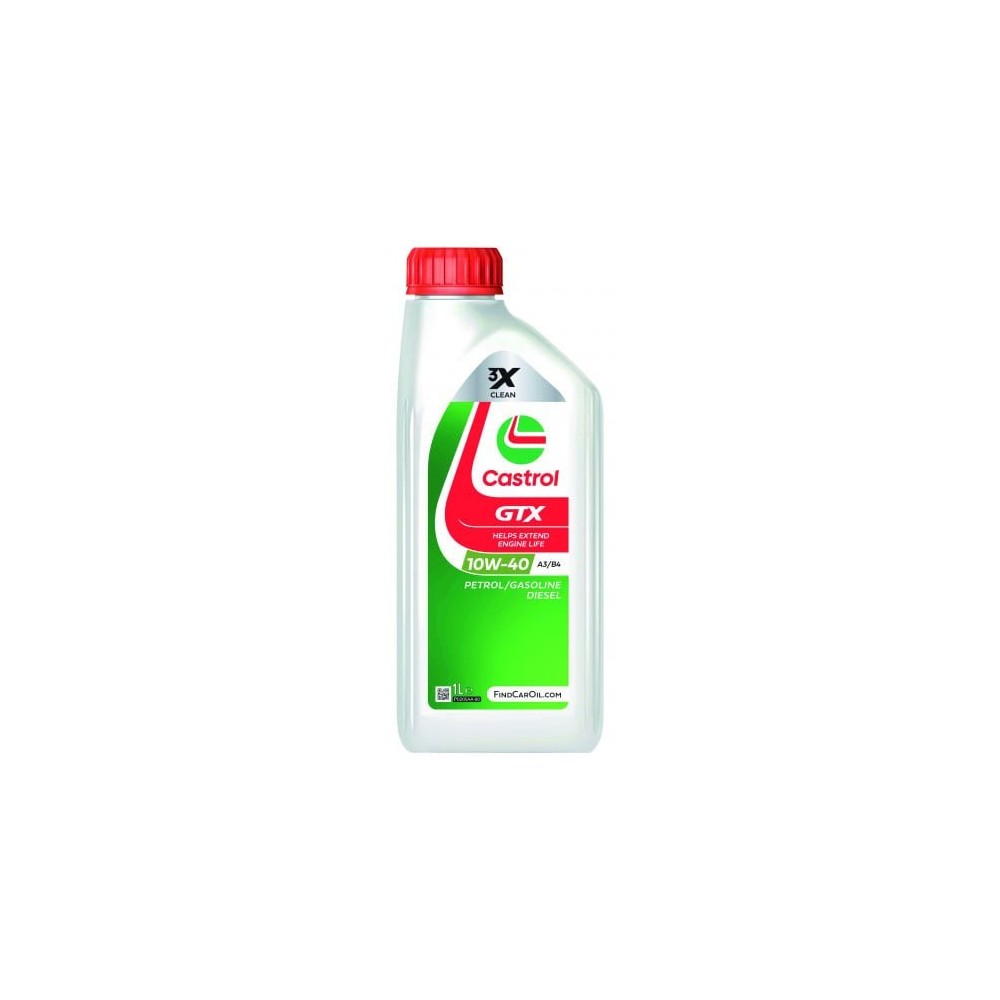 Variklio alyva CASTROL 10W40 GTX ULTRACLEAN A3/B4 1L