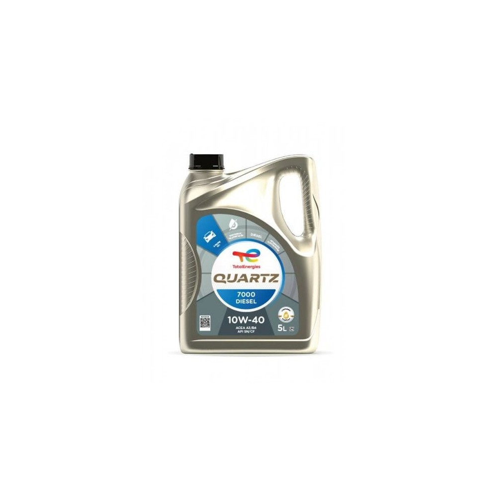 Variklio alyva TOTAL 10W40 QUARTZ 7000 DIESEL 5L