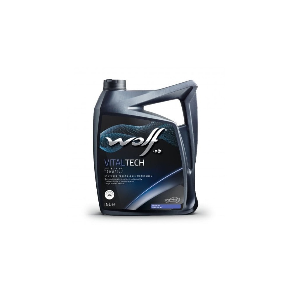 Variklio alyva WOLF VITALTECH 5W40 5L