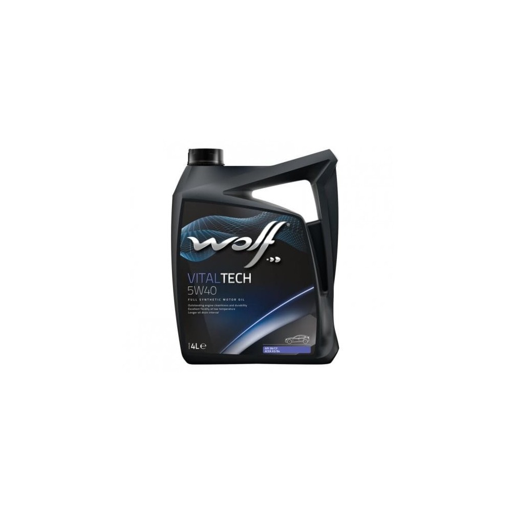 Variklio alyva WOLF VITALTECH 5W40 4L