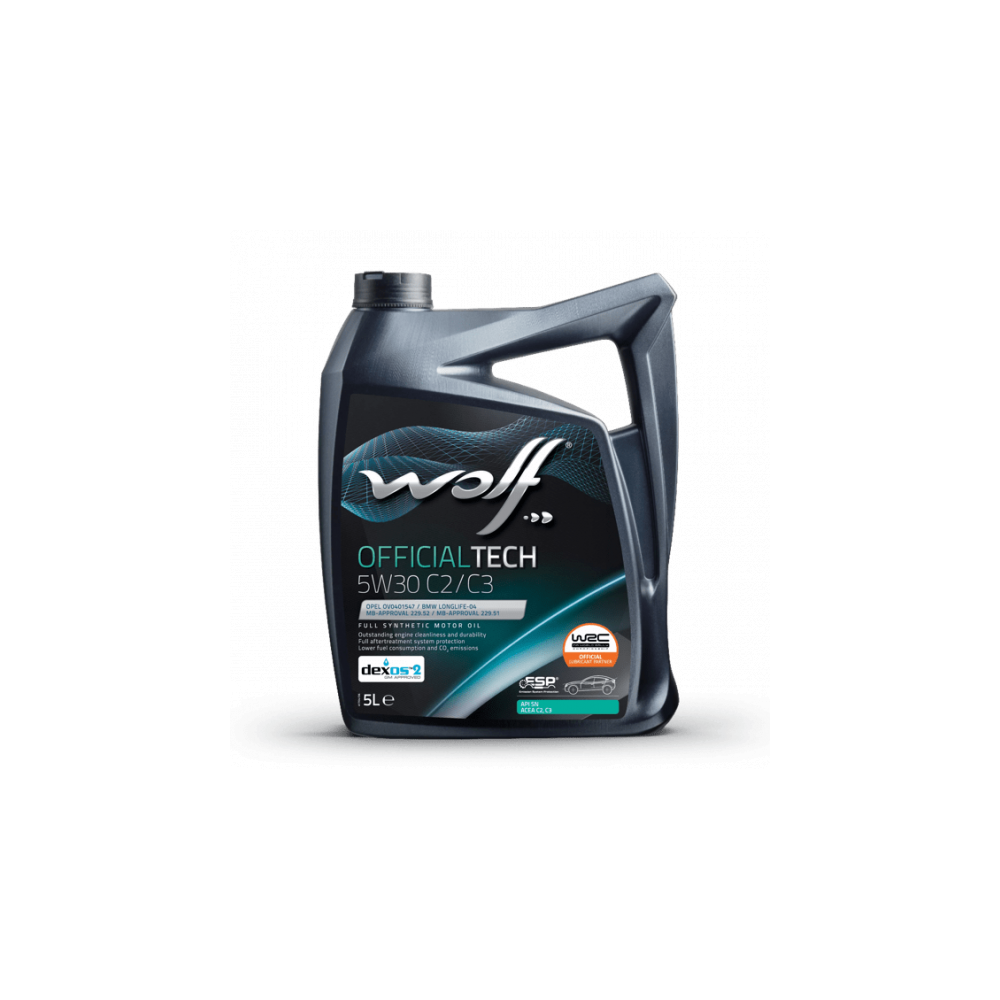 Variklio alyva WOLF OFFICIALTECH 5W30 C2/C3 5L