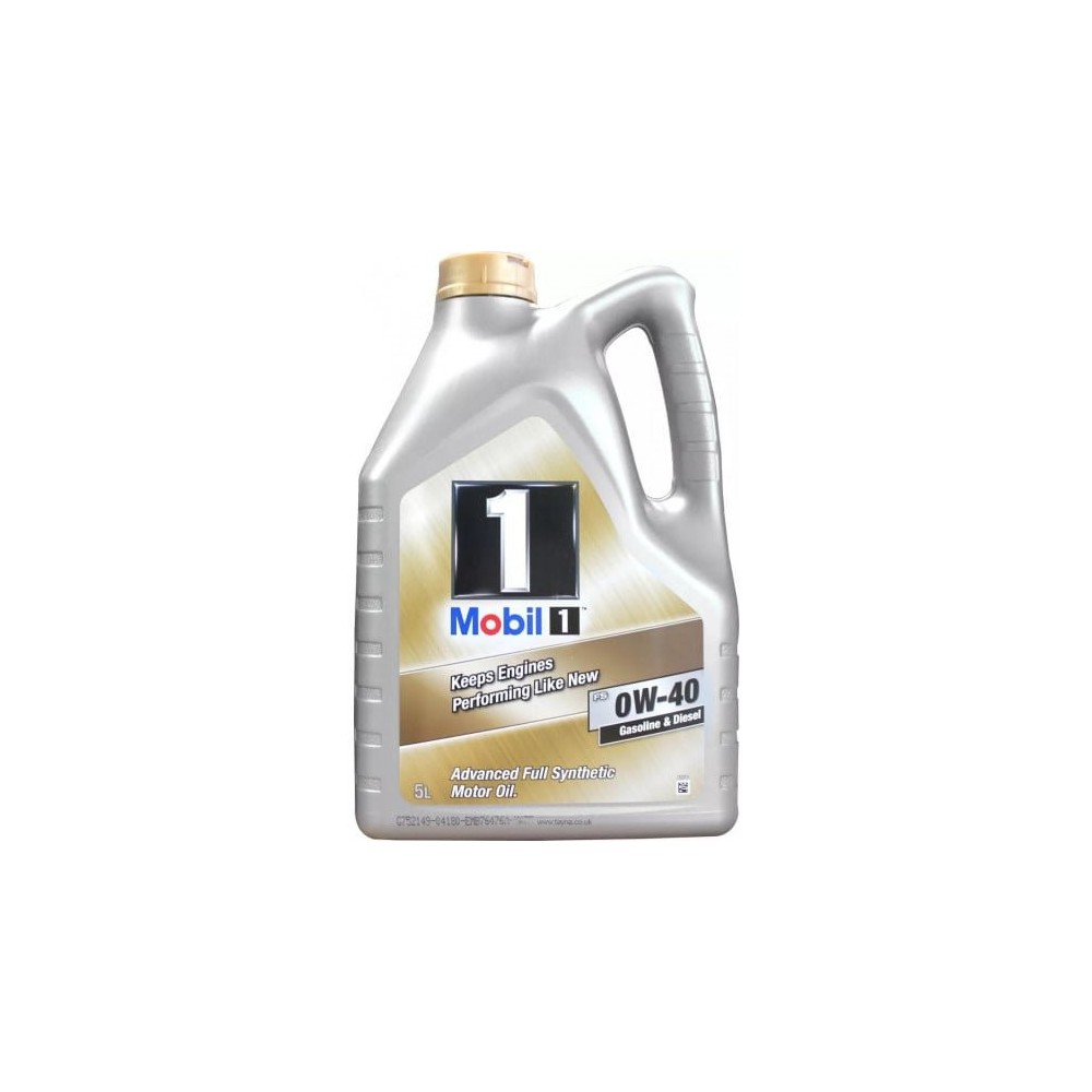Variklio alyva MOBIL 0W40 MOBIL 1 FS 5L