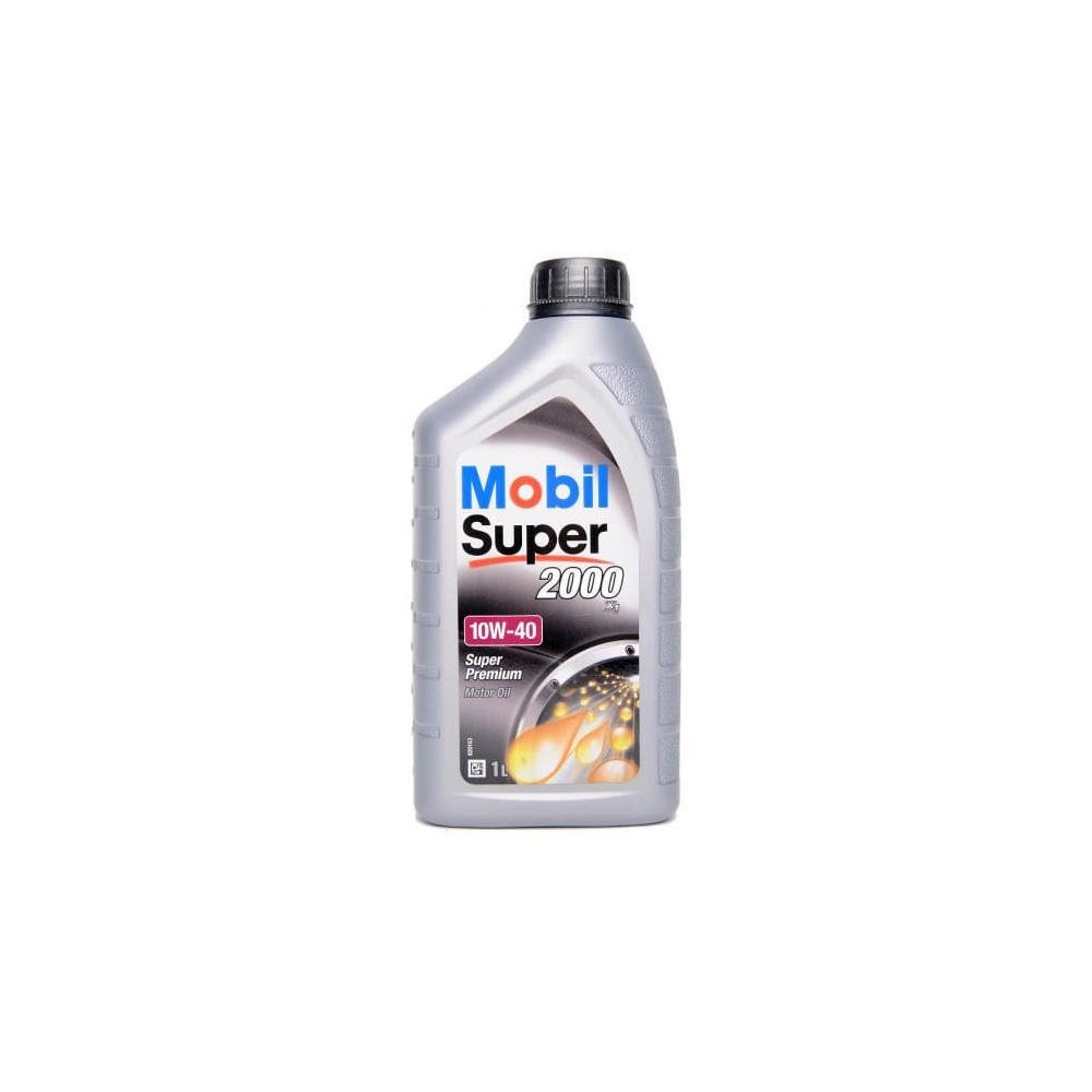 Variklio alyva MOBIL 10W40 SUPER 2000 DIESEL 1L