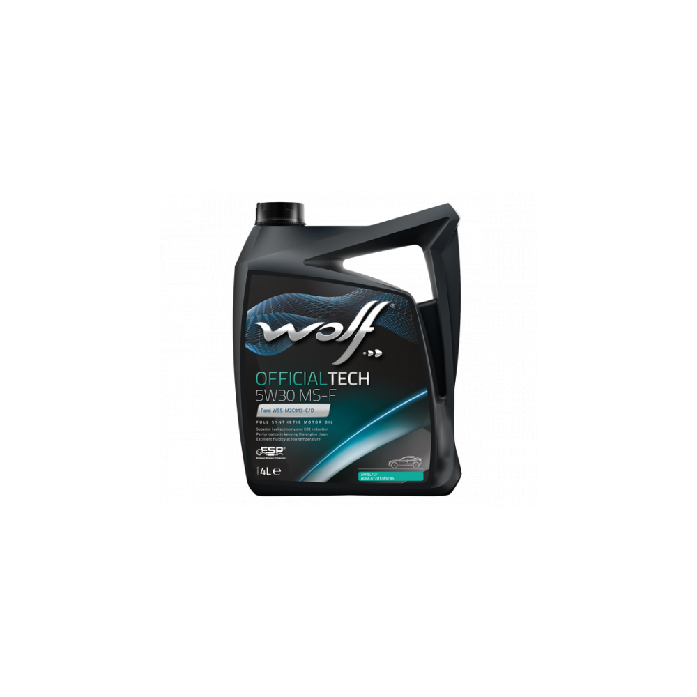 Variklio alyva WOLF OFFICIALTECH 5W30 MS-F 4L
