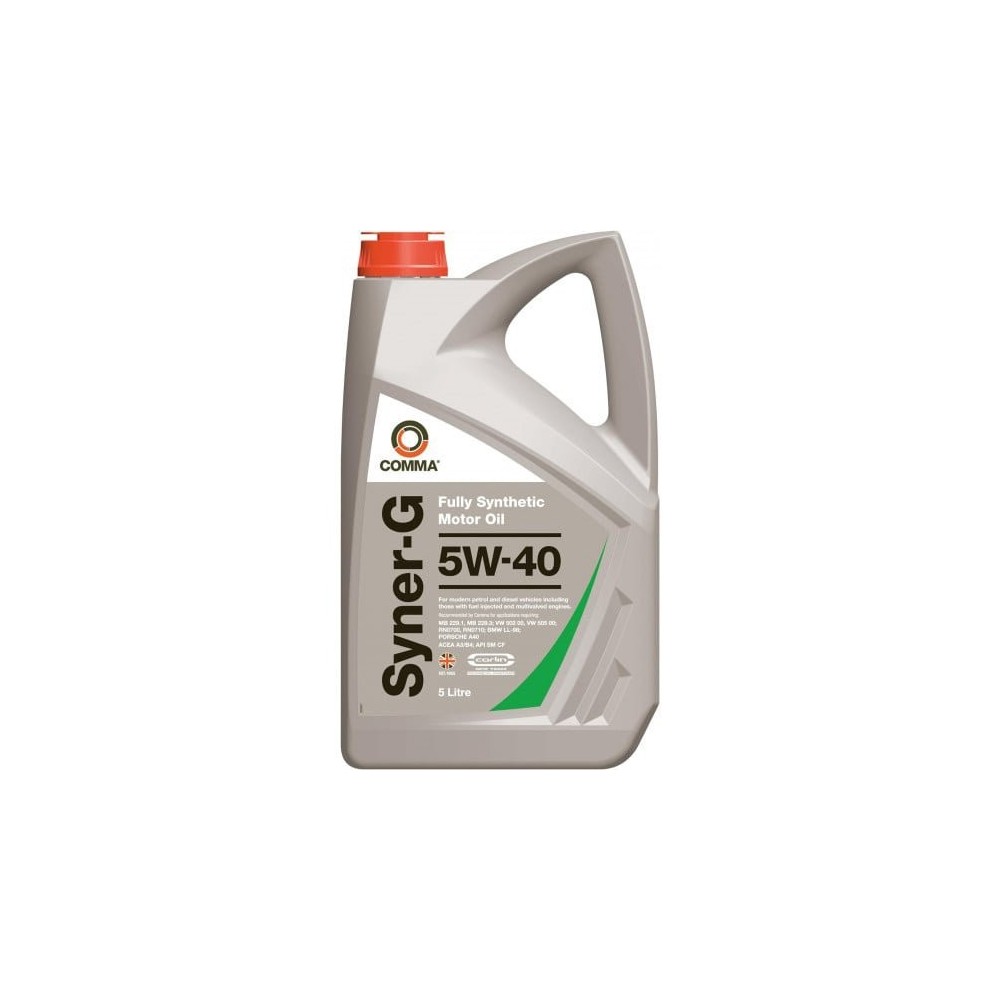 Variklio alyva COMMA SYNER-G 5W40 5L