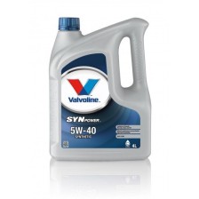 Variklio alyva VALVOLINE 5W40 SYNPOWER 4L