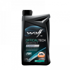 Variklio alyva WOLF OFFICIALTECH 0W20 C6 F 1L