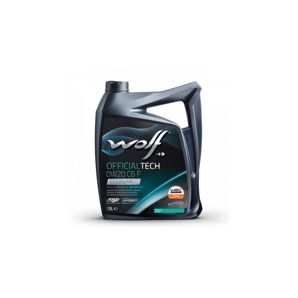 Variklio alyva WOLF OFFICIALTECH 0W20 C6 F 5L