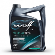 Variklio alyva WOLF OFFICIALTECH 0W30 LL III FE 5L