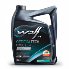 Variklio alyva WOLF OFFICIALTECH 0W20 LS-FE 5L
