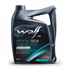 Variklio alyva WOLF OFFICIALTECH 0W30 MS-BHDI 5L