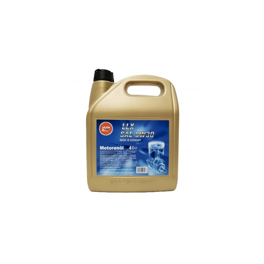 Variklio alyva ALCO FILTER LLX 5W30 4L
