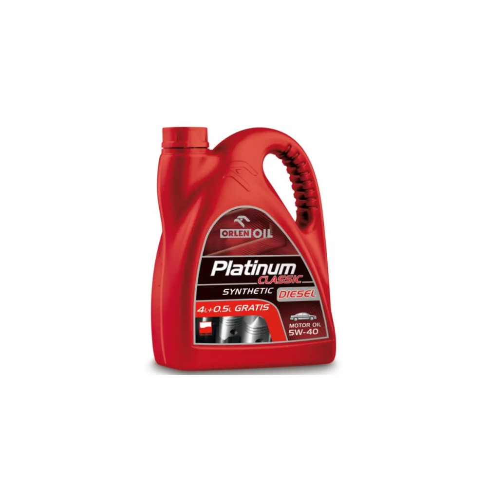 Variklio alyva ORLEN PLATINUM CLASSIC DIESEL SYNTHETIC 5W-40 4.5L