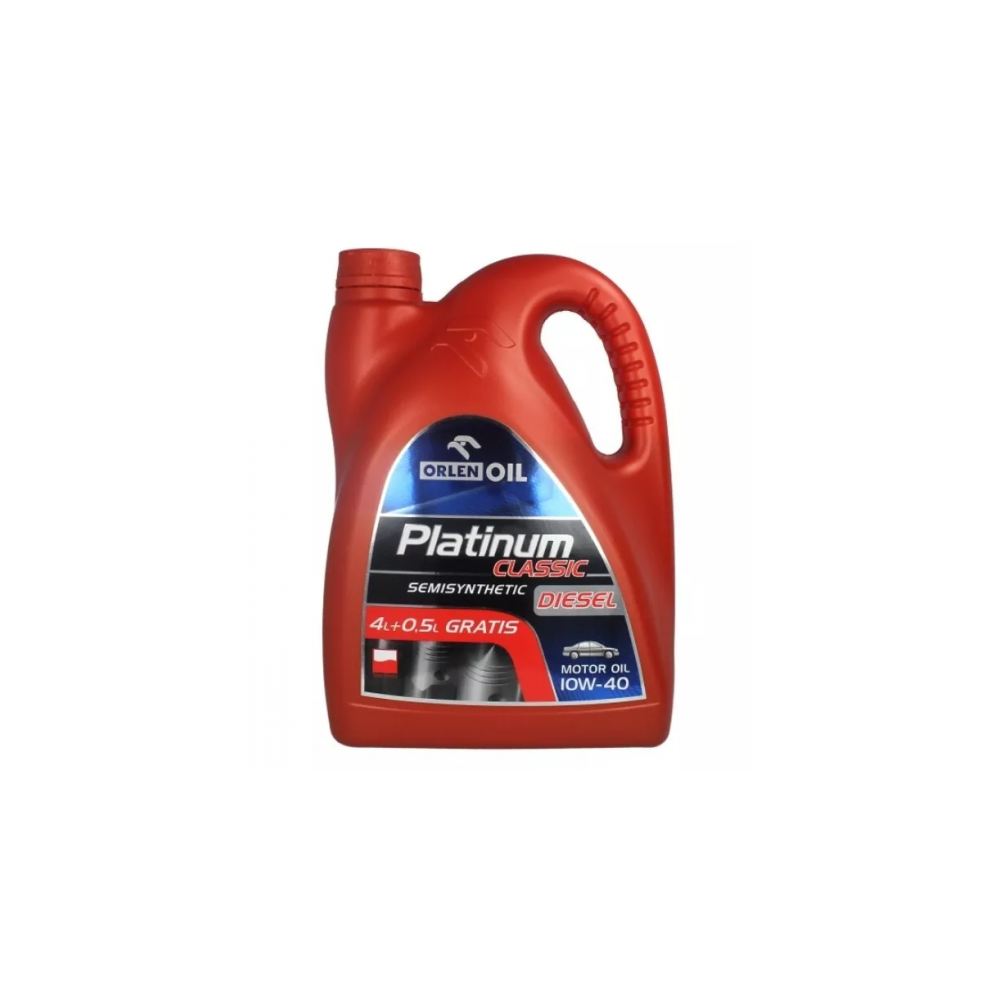 Variklio alyva ORLEN PLATINUM CLASSIC DIESEL SEMISYNTHETIC 10W-40 4.5L