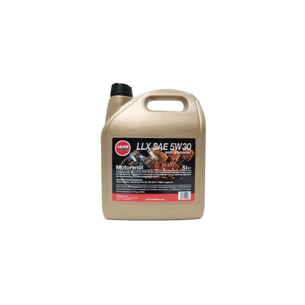Variklio alyva ALCO FILTER LLX 5W30 5L