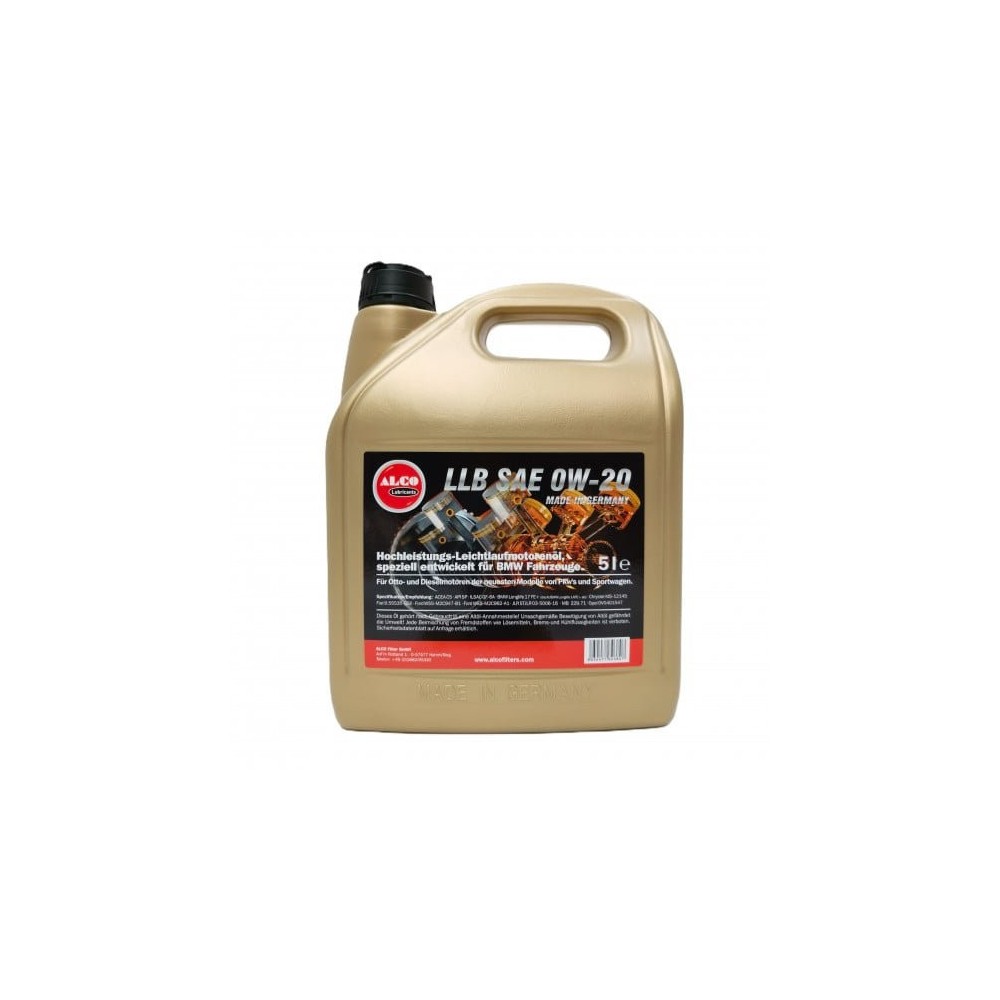 Variklio alyva ALCO FILTER LLB SAE 0W20 C5 5L
