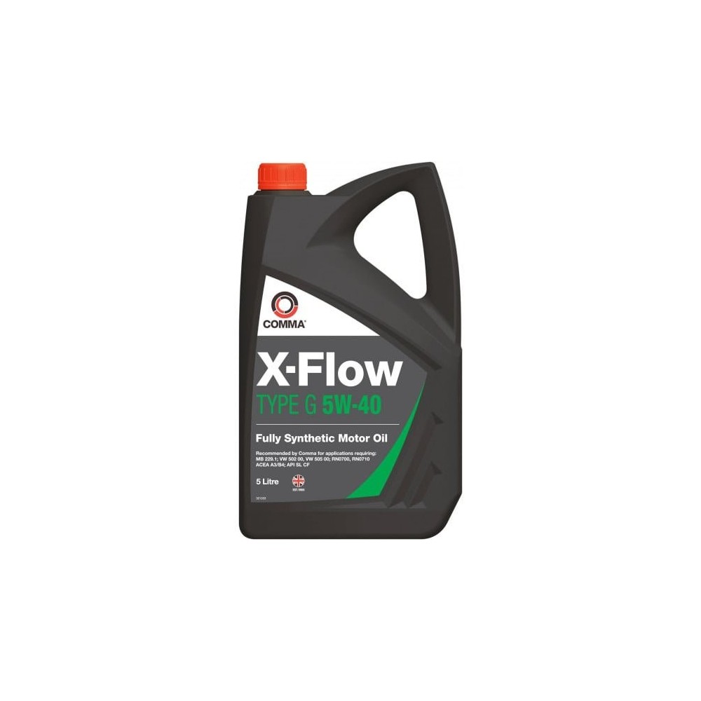 Variklio alyva COMMA X-FLOW TYPE-G 5W40 5L