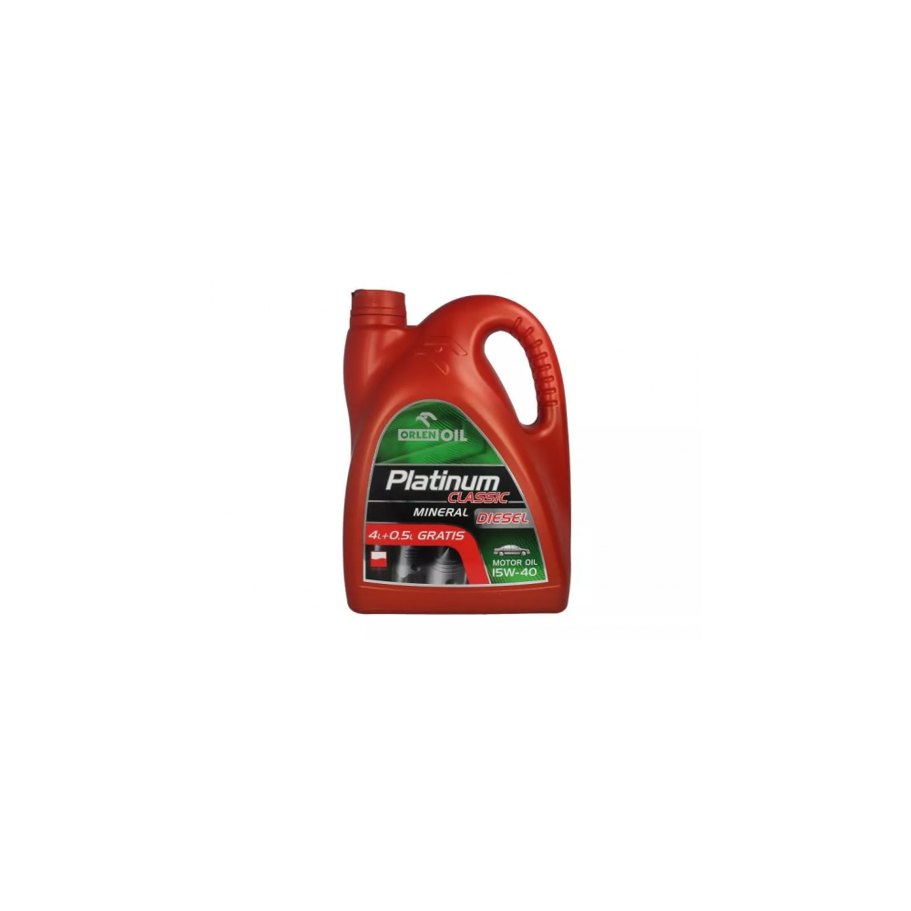 Variklio alyva ORLEN PLATINUM CLASSIC DIESEL MINERAL 15W-40 4.5L