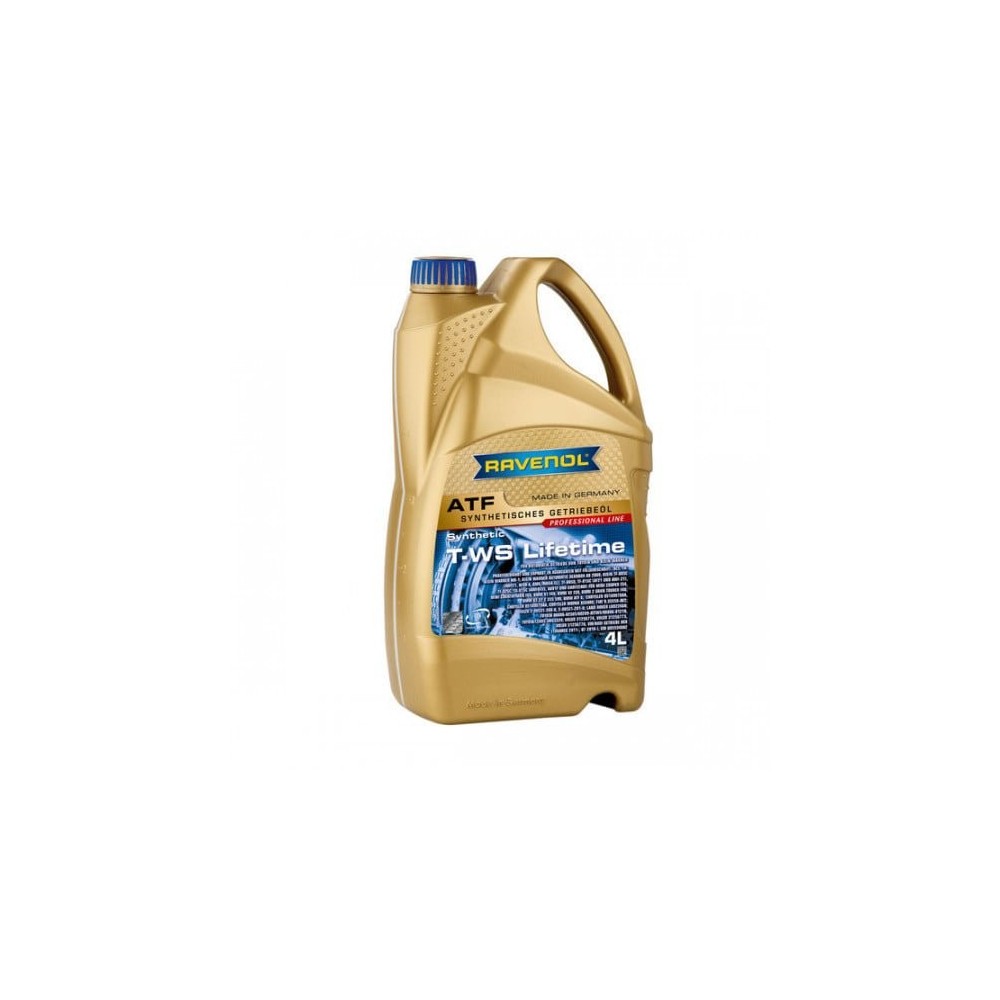 Automatinės pavarų dėžės alyva RAVENOL ATF T-WS Lifetime Fluid 4L