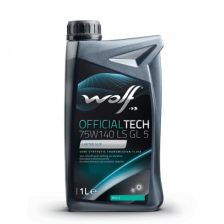 Transmisijos alyva WOLF OFFICIALTECH 75W140 LS GL 5 1L