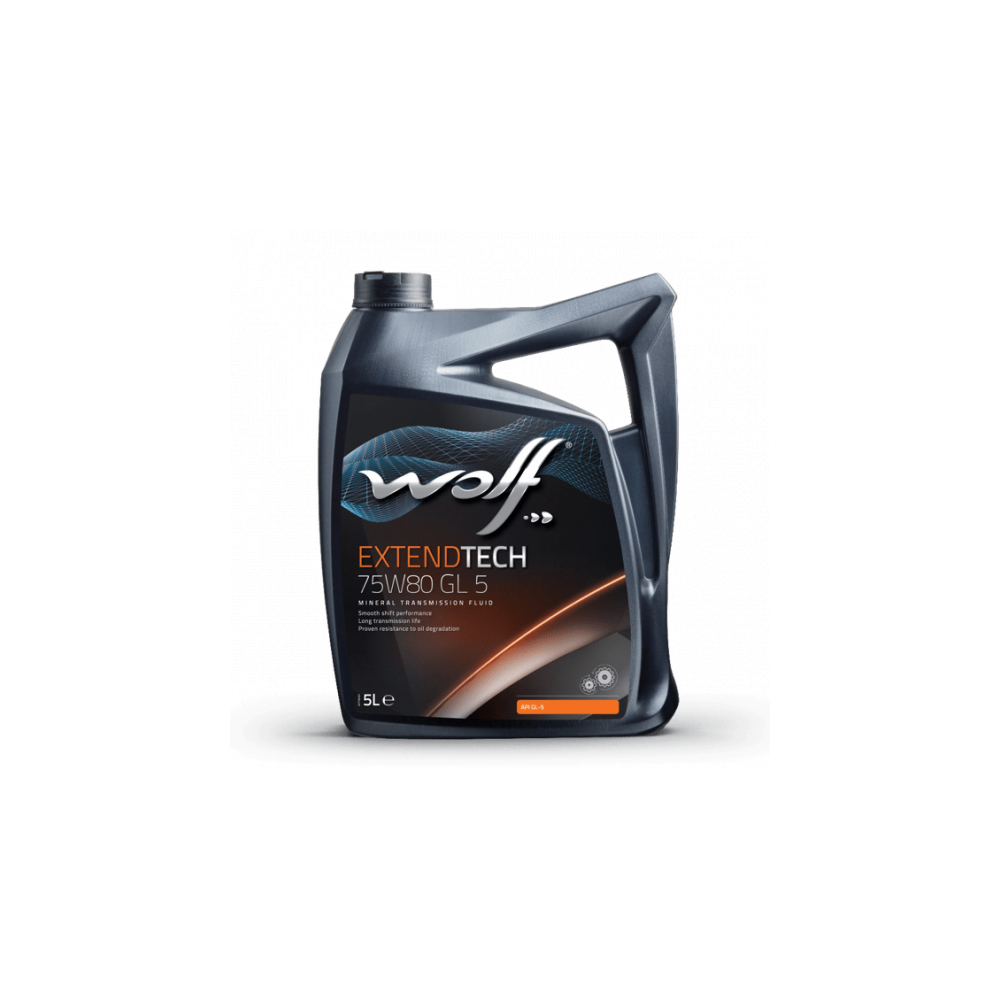 Transmisijos alyva WOLF EXTENDTECH 75W80 GL 5 5L