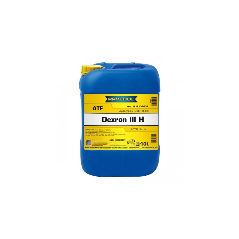 Automatinės pavarų dėžės alyva RAVENOL ATF Dexron III H 10L