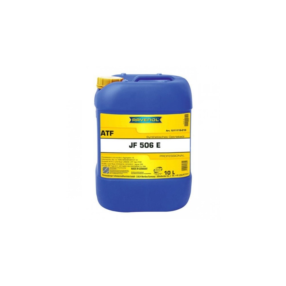 Automatinės pavarų dėžės alyva RAVENOL ATF JF506E 10L