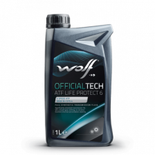 Automatinės pavarų dėžės alyva WOLF OFFICIALTECH ATF LIFE PROTECT 6 1L