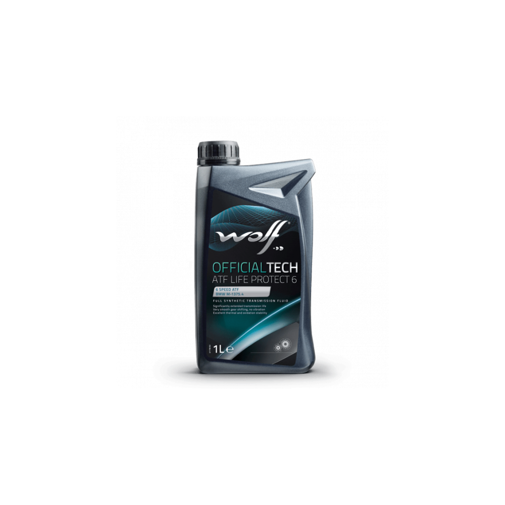 Automatinės pavarų dėžės alyva WOLF OFFICIALTECH ATF LIFE PROTECT 6 1L