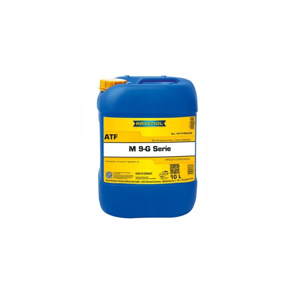 Automatinės pavarų dėžės alyva RAVENOL ATF M 9-G Serie 10L