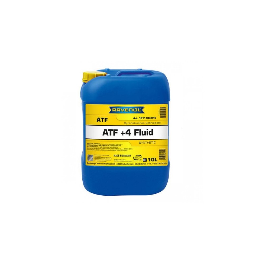 Automatinės pavarų dėžės alyva RAVENOL ATF+4 10L