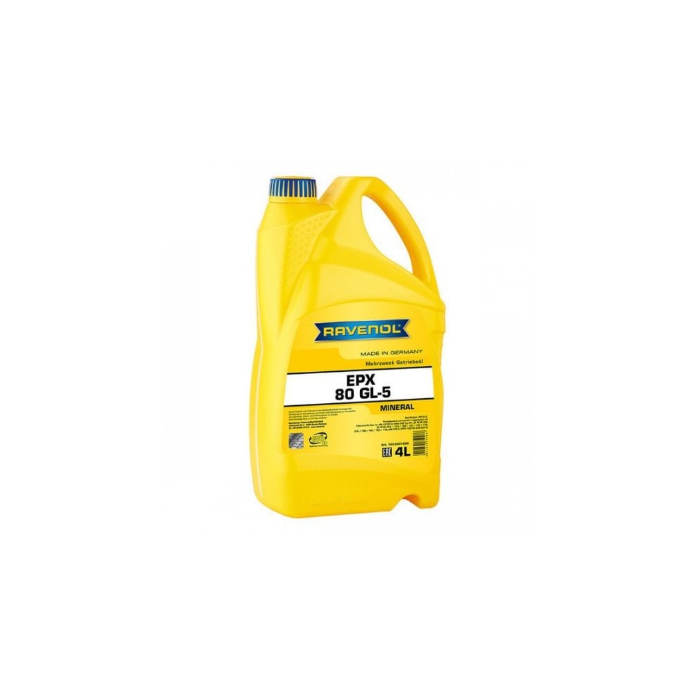 Transmisijos alyva RAVENOL EPX 80 GL-5 4L