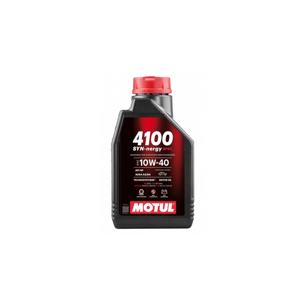 Variklio alyva MOTUL 4100 SYN-NERGY 10W40 1L
