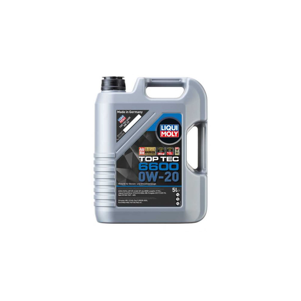 Variklio alyva LIQUI MOLY TOP TEC 6600 0W20 5L